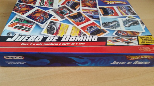 Juego De Mesa Domino Hot Wheels Nuevo Olivos