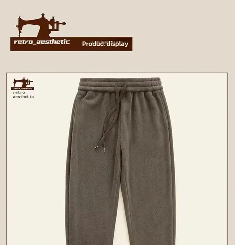 Pantalones Deportivos Térmicos De Forro Polar Para Hombre Y
