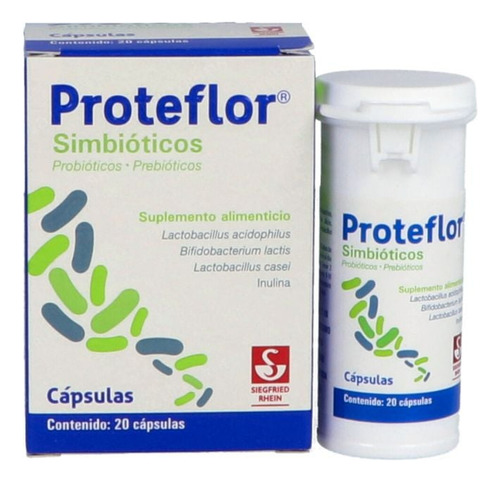 Proteflor Caja Con Frasco Con 20 Cápsulas