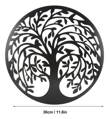 Decoración De Pared Con Forma De Árbol De La Vida, De Hierro