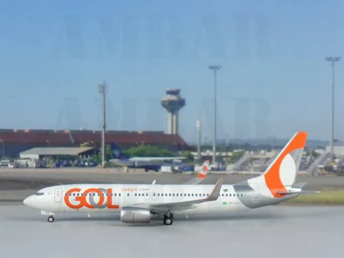 Miniatura Avião Gol Boeing 737-800 Pr-gxz 1/400 Gemini Jets