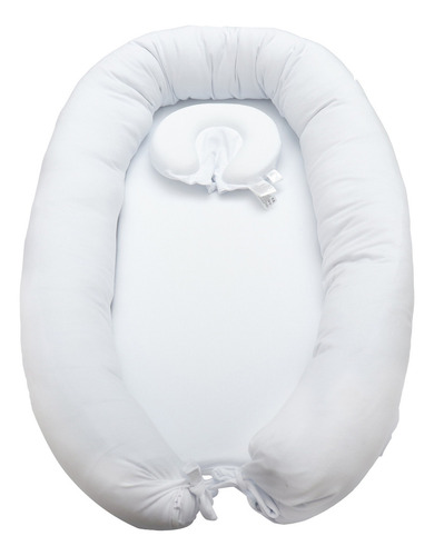 Cama Para Bebé Multiusos: Nido 3 En 1 Tela Algodón Cary Bebé Color Blanco