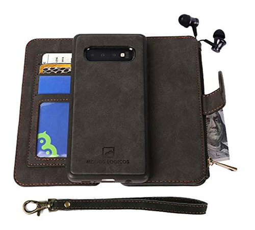 Funda Para Celular Samsung Galaxy S10 Cartera Desmontable