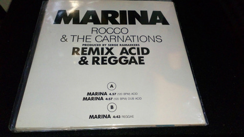 Rocco & The Carnation Marina Remix Acid Vinilo Maxi Holandes