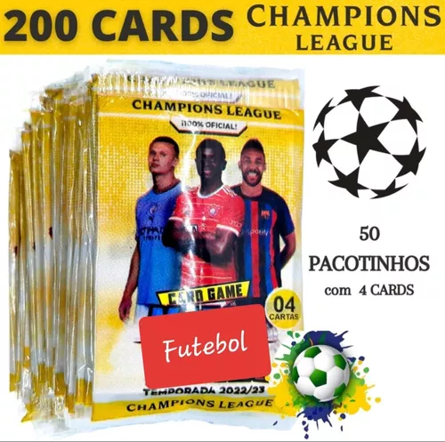 Kit 200 Cards Fifa 23 = 50 Pacotes Figurinhas Neymar Mbappe