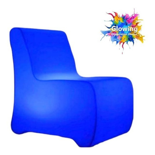 Puff Sillón Iluminado, Luz Led Blanco