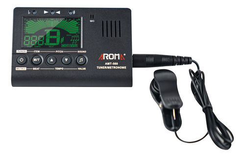 Sintonizador Metronome Amt-560 Con Bajo Eléctrico Aroma Port