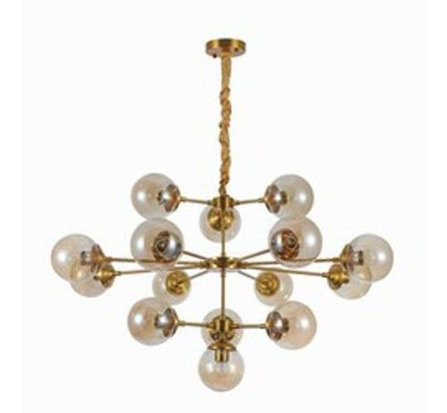 Pendente Nordecor Jabuticaba 15 Lampadas - Bronze 2129