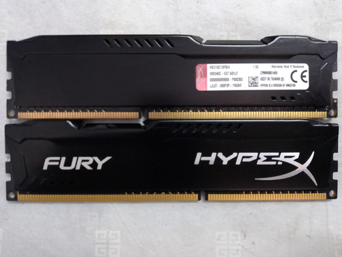 Memoria Ram Ddr3 8gb 1600mhz Hyperx Black Kingston (2gbx4)