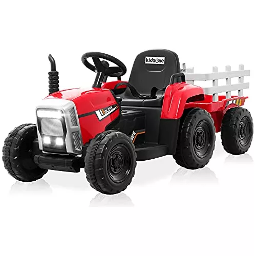 Juguete Tractor Eléctrico para Niños con 3 Marchas Luces LED