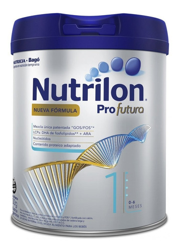 Nutrilon Profutura 1 Leche X 800grs En Polvo De 0 A 6 Meses