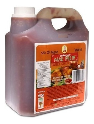 Imagen 2 de 3 de Salsa Dulce De Pimientos Rojos Mae Ploy X 4 Kg Sweet Chilli