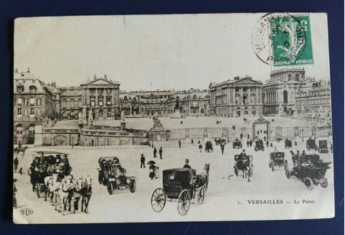 Francia Antigua Tarjeta Postal Del Palacio De Versailles