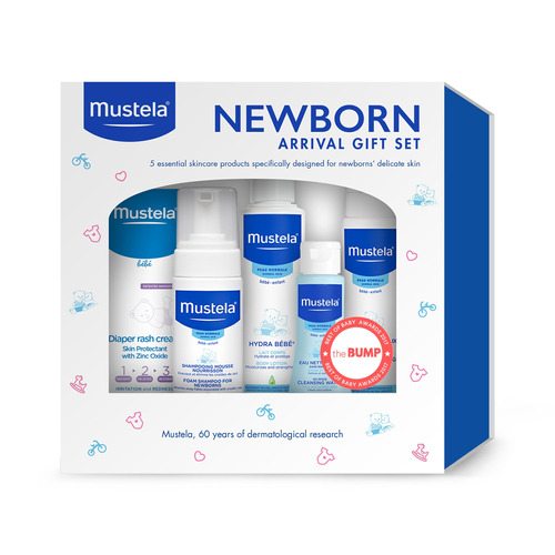 Set De Regalo Mustela Para Recién Nacido, Para Baño Y