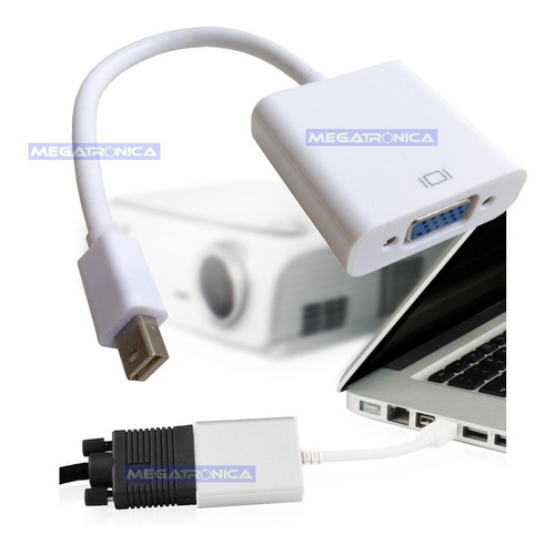 Cable Mini Display Port A Vga Out Salida Proyector Monitor