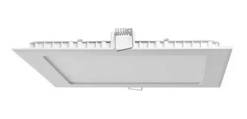 Panel Embutir Led 18w Cuadrado Blanco Calido.