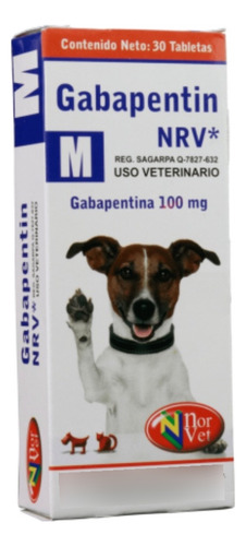 Suplemento Perros Gabapentin M, 30 Tabs