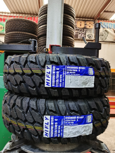 Paquete De 2 Llantas 235/75 R15 Hifly Mt601 104/101q Msi