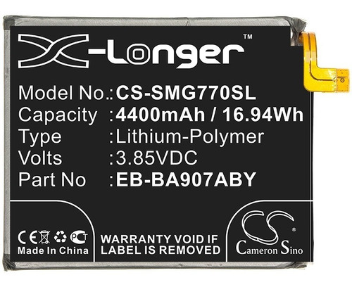Bateria Para Samsung Galaxy S10 Lite Sm-g770 Eb-ba907ab