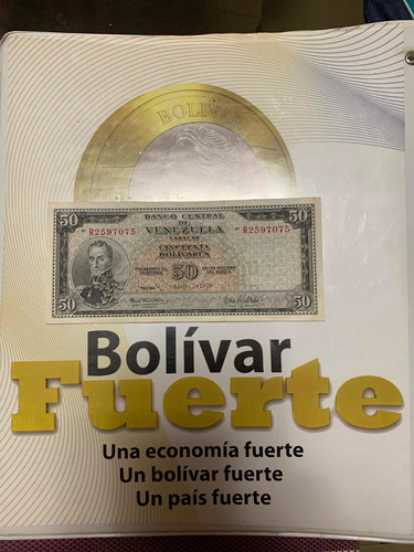 Billete 50 Bolívares Fecha 7 Abril 1970 Antiguo Collecion