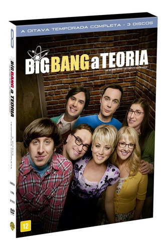 Box Big Bang A Teoria 8ª Temporada 3 Dvds