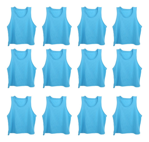 12pcs Chaleco De Entrenamiento For Niños Malla Transpirable