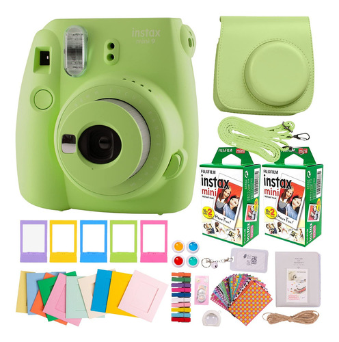 Fujifilm Instax Mini 9 Cámara Value Bundle Con Todo Lo Nec.