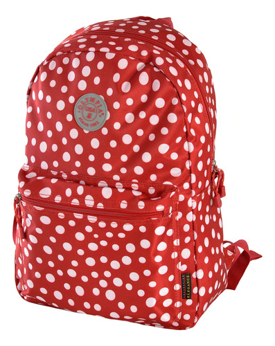 Olympia U.s.a. Cornell - Mochila De 18 Pulgadas, Punto Rojo.