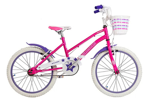 Bicicleta Stark 6043 Smile Maker R16 Rosa/lila