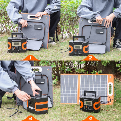 - Paneles Solares Impermeables Plegables Flashfish 100w/18v