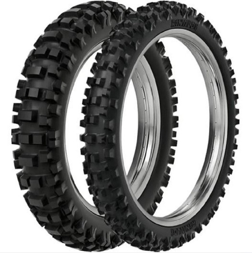 Par Pneu E Câmaras 100/100-18 E 80/100-21 Rmx35 Tornado 250