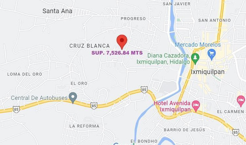 Terreno Ixmiquilpan, Hidalgo Sup. 7,526.84 Mts