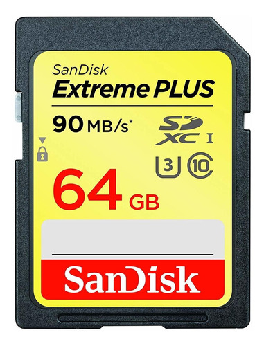 Sandisk Extreme Plus Sdxc Uh Card 64 Gb