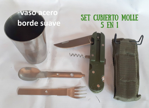 Riñonera Doble Táctica+ Kit Super Vivencia Grandes Elementos