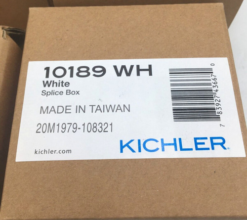 Kichler Lot Of 5 White Splice Box 10189 Wh Nib Aac
