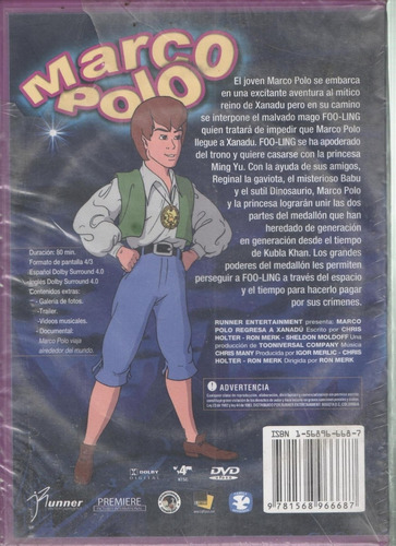 Legoz Zqz Dvd - Marco Polo Regresa A Xan -sellado - Ref- 695
