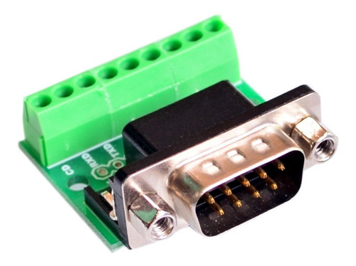 Conector Pcb Terminal Db9 Serial Rs232 Macho Bornera [ Max ]