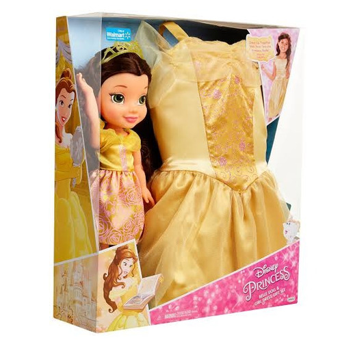 Muñeca Disney Princess Belle Doll Girl Dress Gift Set