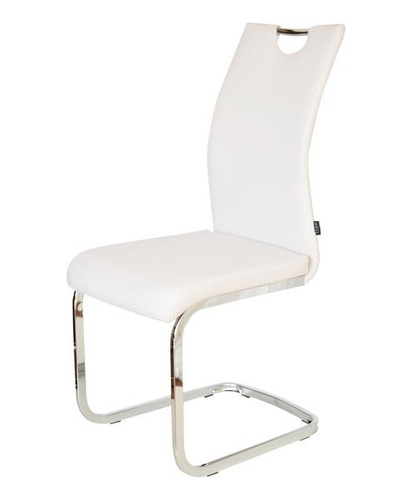 Silla Becca Ecocuero Blanca