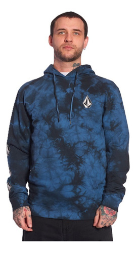 Buzo Canguro Volcom Hood Iconic Stone Plus Batik Hombre