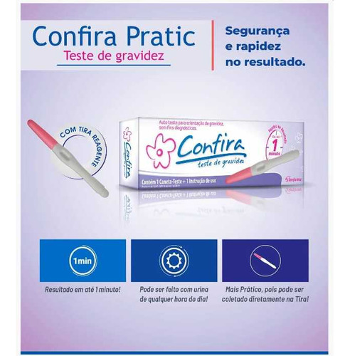 Kit Com 3 Testes De Gravidez Confira Pratic