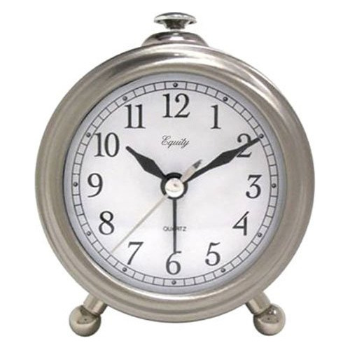 Reloj Despertador Cuarzo Metal