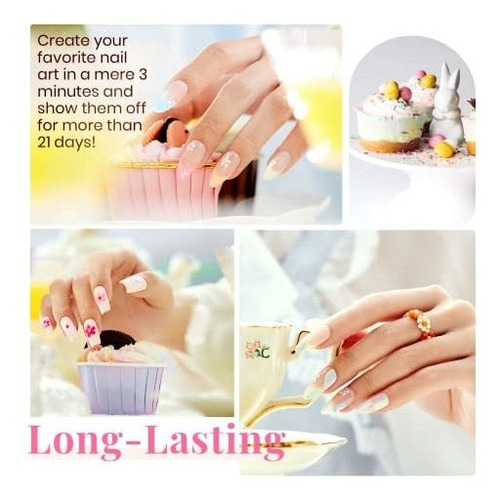 Kit De Esmalte De Uñas Con Base De Gel Y Capa Superior