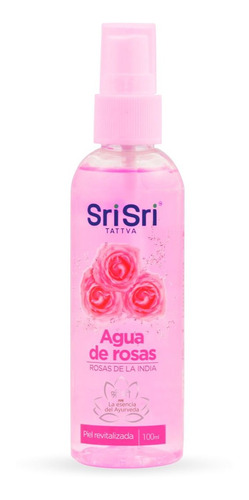 Tonico Facial Agua De Rosas Sri Sri 100 Ml