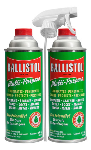 Ballistol Limpiador Lubricante Multiusos Para Latas De 16 On