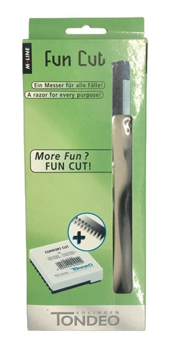 Imagen 5 de 7 de Set De 3 Navajas Tondeo Fun Cut +10 Cuchillas Remplazables