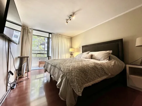 Amoblado Amplio Departamento En Arriendo 3d+1d Servicio-4b+e