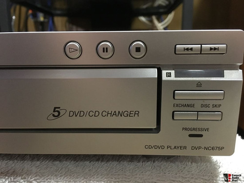 Sony Dvp-nc675p Reproductor De 5 Dvd Cd Changer