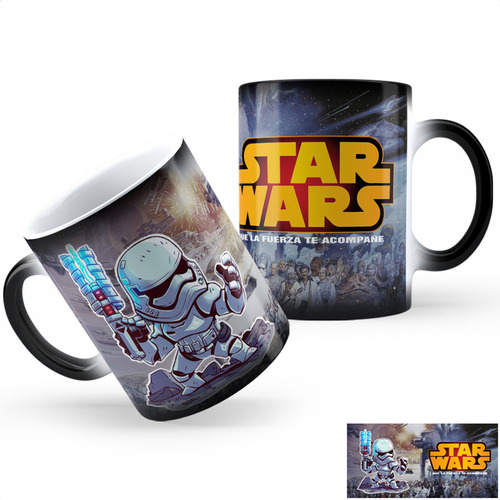 Taza Mágica Stars Wars Cu Calidad