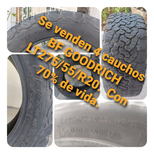 Cauchos Bfgoodrich Lt275/55/r20